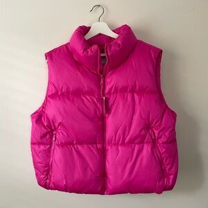 Old Navy Puffer Vest, Size Large Petite